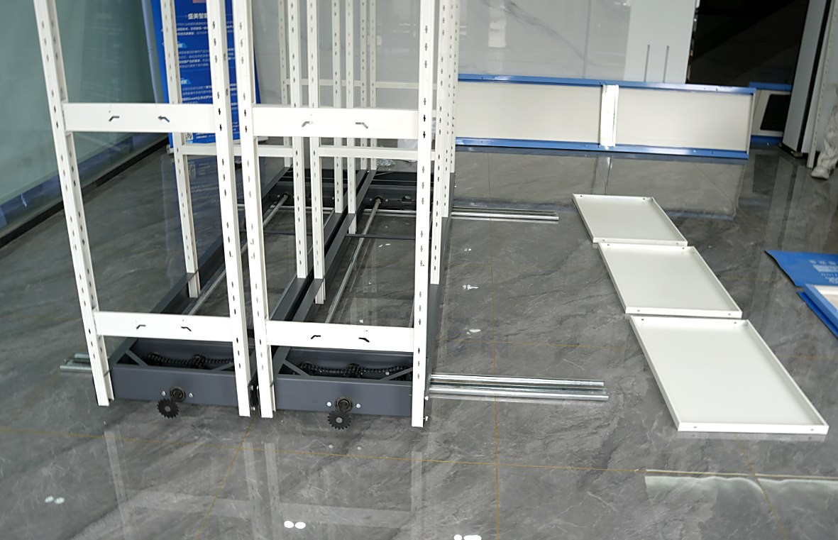 Base chassis with track wheels and panels